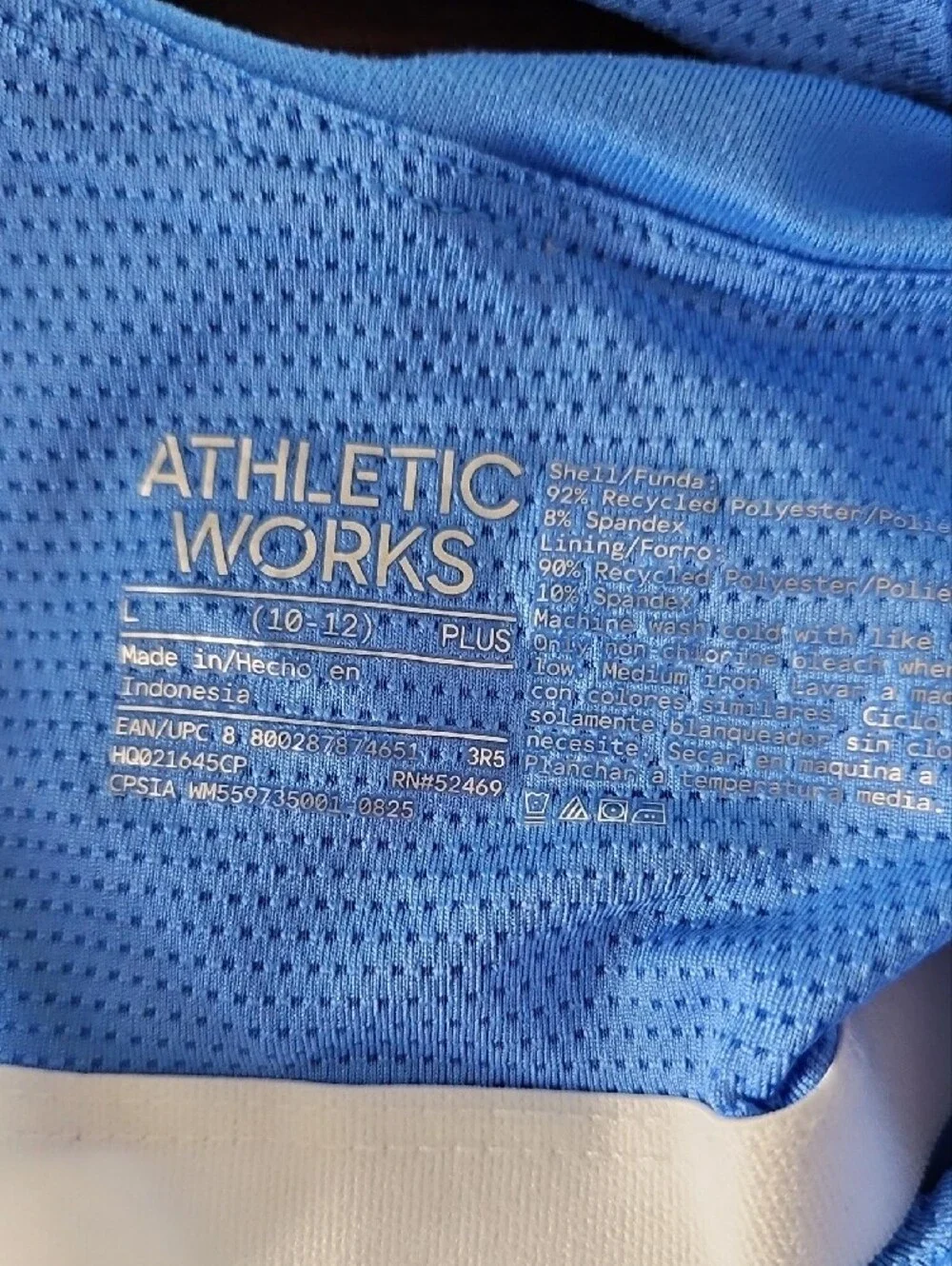 Athletic Works Bright Blue Girls' Tank Top L Plus